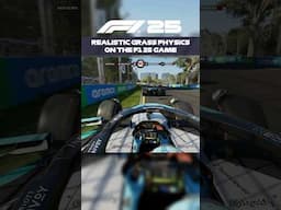 Realistic Grass Physics on F1 25! #shorts #f1 #f1shorts