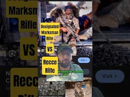 Designated Marksman Rifle vs Recce Rifle #history #war #combat #military #army #callofduty#firepower
