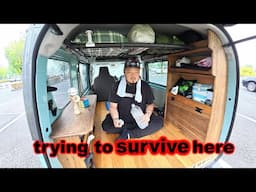 Trying to Live in This Tiny Van in Japan