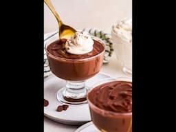 5 Ingredient Homemade Chocolate Pudding #pudding #dessert #cooking