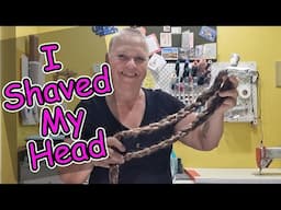I've shaved my head.  Time for a new look after chemo.