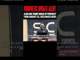 PROPHETIC ALERT 🚨🚨🚨 Elon and Trump break up prophecy from January 20, 2025 makes NEWS!