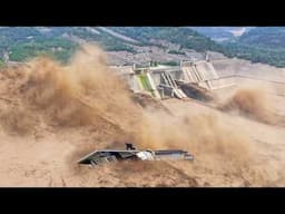CHINA NOW! Dams Collapse! Flash Floods Destroy Homes & Cars.