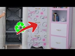 Don’t Throw Out Fruit Crates – Make Storage Shelves!