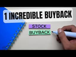1 Amazing Buyback Stock to Buy Today