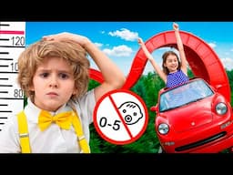 Eva and Kids learn safety rules and good behavior at the park