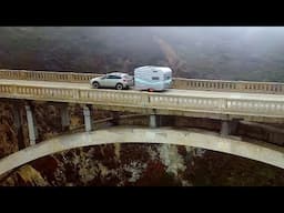 Vintage Trailer Camping in Big Sur