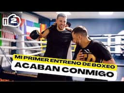 MI PRIMERA VEZ ENTRENANDO BOXEO VELADA de IBAI V - Perxitaa