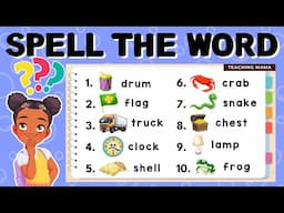 PRACTICE SPELLING BASIC WORDS | EASY AND FUN SPELLING ACTIVITY FOR KIDS | TEACHING MAMA