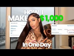 How I Make $1,000 A Day From My Phone | No Experience OR Followers Needed | Easy Side Hustle