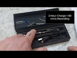 Testing Out a CCTV Pen Camera From Temu 1080p - Wearable Spy Cam Recorder For recording meetings
