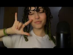 ASMR - teaching you my fave signs (ASL)