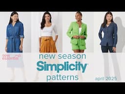 New Season Simplicity Patterns - April 2025