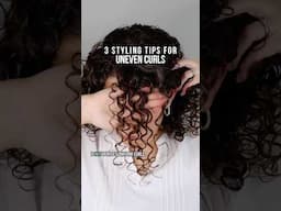 3 Tips for Styling Uneven Curls