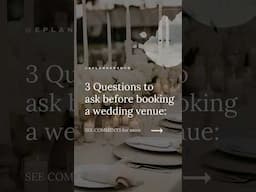 Questions to ask before booking your WEDDING VENUE | Planning a wedding in Ghana - Tips