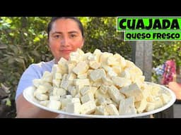 Cuajada casera  (Queso fresco) - **SECRETO Y TECNICA** 🤫 que pocos saben!