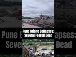 Several Feared Dead As Bridge On Indrayani River Collapses In #Pune #maharashtra #eknathshinde