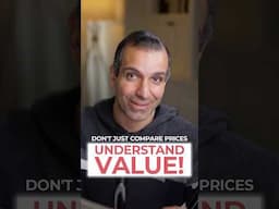 Don't Just Compare Prices—Understand Value! #shorts