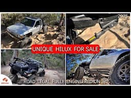 FOR SALE: Australia's Only Road-Legal Engineered Hilux on 37" Tires