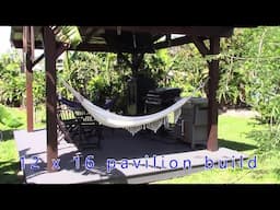 12 x 16 pavilion build