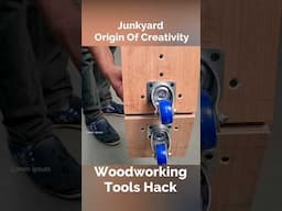 Woodworking tools hack | Plywood Dolly to Carry Plywood Easier #woodworking #woodworkingtools