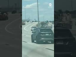 Bizarre towing incident leads to chaos on Houston freeway
