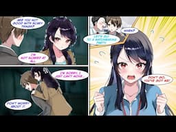 [Manga Dub] I ended up going to a haunted location with the office Madonna...