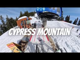 My first time skiing CYPRESS Mountain