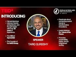 The Equation of the Future | Tariq Qureishy | TEDxDubai Scholars School Youth