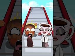 Conveyor Belt Challenge with Signora and Tung Tung Sahur | Italian Brainrot Animation#sprunki #funny