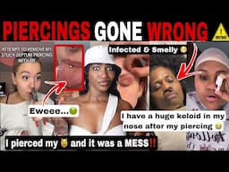 MERCY! 😱 PIERCINGS GONE WRONG! THE WORST PIERCING FAILS THAT ENDED BADLY | TIKTOK COMP