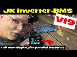 New JK Inverter BMS V19. First test and... oh, look at his display! + Part I