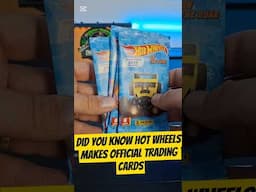 Did you know Hot wheels makes trading cards #hotwheels #tradingcards