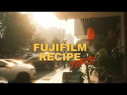 Tips for getting started with Fujifilm recipes & film simulations