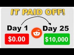 I Tried Reddit Affiliate Marketing for 25 Days | Results