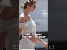 How I thought I’d look being pregnant