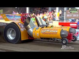 10,000+ Horsepower Super Modified Tractors pulling in Goshen, IN at the 2024 Elkhart County 4H Fair