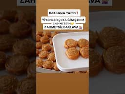 O kadar kolay ki😍👏🏻 #shorts #tarif #baklava #tatlıtarifleri