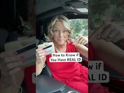 How do you know if you have a REAL ID drivers license? #traveltips