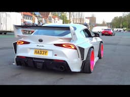 Tuner Cars Leaving GR8 ICS 2025 - FAILS! Liberty Walk Supra MK5, LaFerrari, Skyline, AMG One, S2000