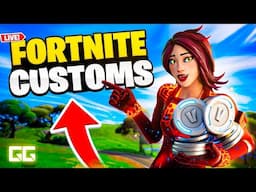 🔴 FORTNITE LIVE CUSTOMS 5000 VBucks with Good Gamers