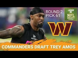 Washington Commanders Select Trey Amos with the No. 61 Pick in the 2025 NFL Draft