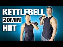 20 Min FULL BODY KETTLEBELL HIIT WORKOUT | Follow Along