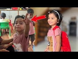 AYRA’s First Day SCHOOL..🤣😅 இப்படி பண்ணுவானு எதிர்பார்க்கல..😦