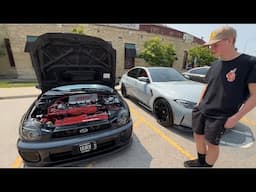 When I went to the Two Brothers car event I met a 15 year old young man with a nasty WRX!👀