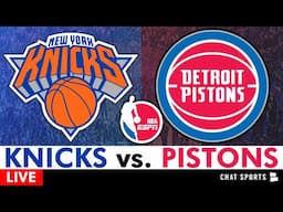 Knicks vs. Pistons Live Streaming Scoreboard, Play-By-Play, Highlights & Stats | NBA Playoffs Game 4