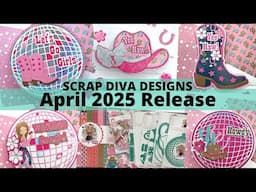 Scrap Diva Designs April 2025 Release | Country Western Cowboy/Cowgirl Cards