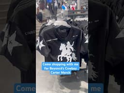 Come shopping with me for Beyonce Cowboy Carter Merch in London #midsize #cowboycartertour #tryon