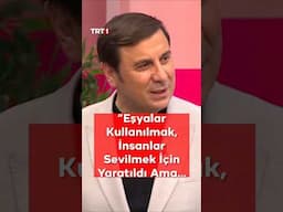 "İnsanlar Sevilmek İçin Yaratıldı Ama..." 💓 Yazar Zekeriya Efiloğlu #Alişan #TRT1 #Shorts