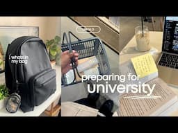 UNI VLOG • prep for a new semester 🎧organizations & academic comeback